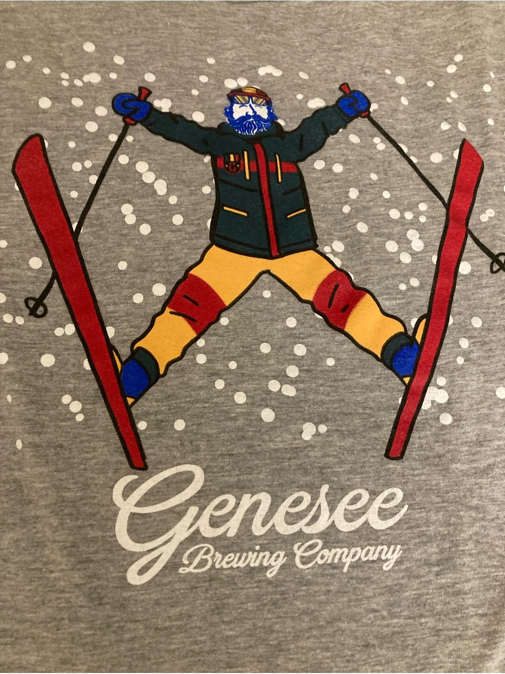 GENESEE BREWING COMPANY LONG SLEEVED TEE Sz Small